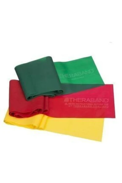 medikaltec Thera-band Egzersiz Bandı 1.5 Metre Set Başlangıç SeviyeSarı - 2