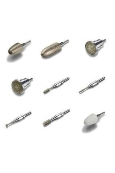 medikaltec Seti Yedek Başlıklar 9 AdetMp 60 Manikür Pedikür - 2