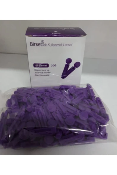medikaltec Şeker Lanseti 100 Adet Lanset Parmak Delme Iğnesi - Süper Ince Uç Steril Ambalaj - Resim 3