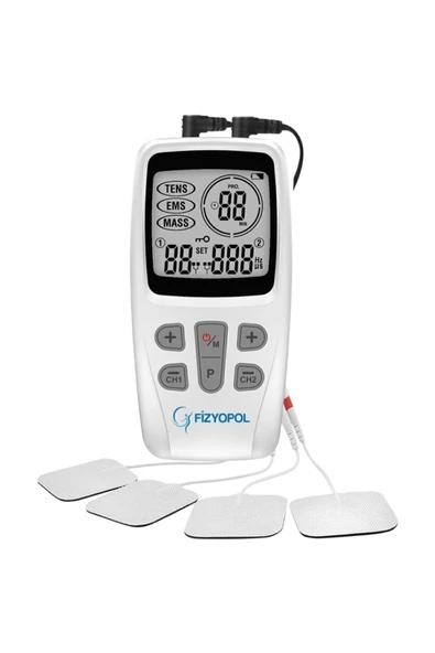 medikaltec Fizyopol 2 Kanallı Tens Cihazı Ems Cihazı Porttatif 3-in-1 R-c4d ürün görseli 1