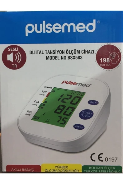 medikaltec Dijital Türkçe Konuşan Koldan Tansiyon Ölçüm Cihazı ürün görseli 1