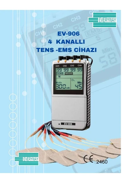 Fizyofiplus Everyway Ev-906 Dijital Portatif Ems Tens Cihazı Grup Ürünüdür - Resim 5