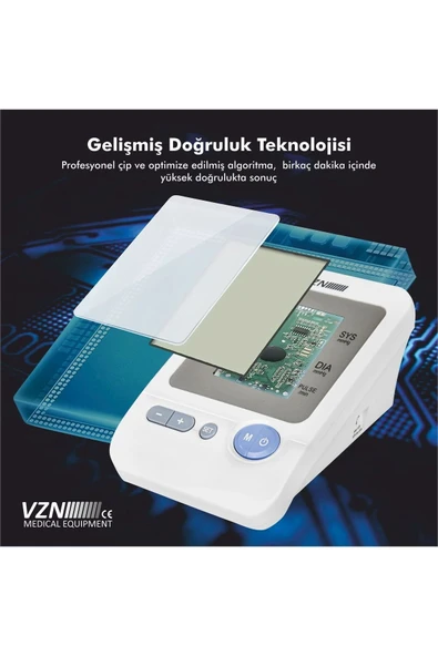 medikaltec 1304 Kol Tipi Koldan Ölçer Otomatik Dijital Tansiyon Aleti 5 Yıl Garantili - Resim 2