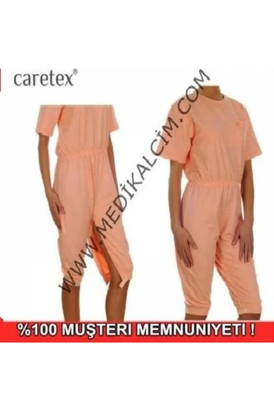 medikaltec Hasta Bakım Tulumu Bacak Fermuarlı - Resim 2