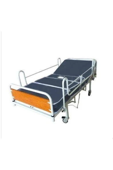 medikaltec Emek Tuvaletli Lazımlıklı 2 Motorlu Kumandalı Elektrikli Hasta Karyolası ürün görseli