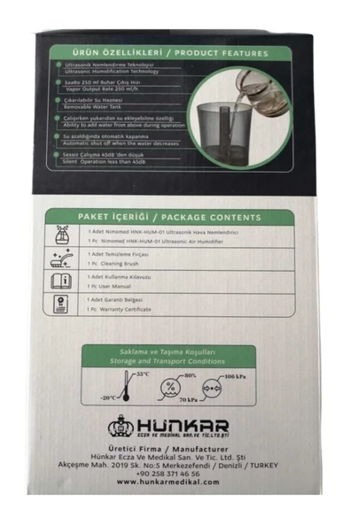 medikaltec Ultrasonik Hava Nemlendirici Su Buhar Makinesi - 4