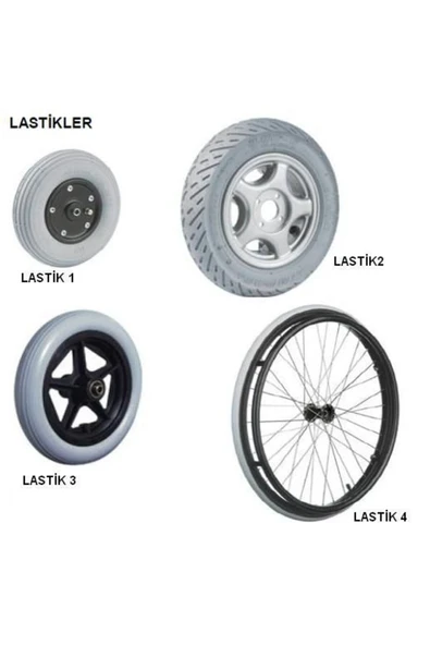 medikaltec Tekerlekli Sandalye Tekeri - Resim 3