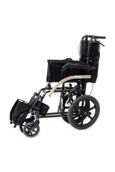 medikaltec Refakatçi Ev içi Koridor Hasta Tekerlekli Sandalye - Resim 3