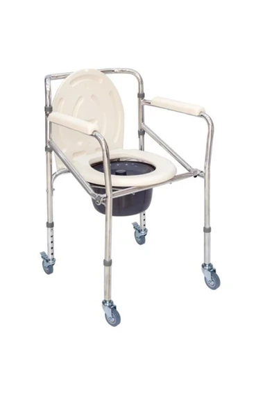 medikaltec Banyo Wc Sandalyesi Tekerlekli ürün görseli