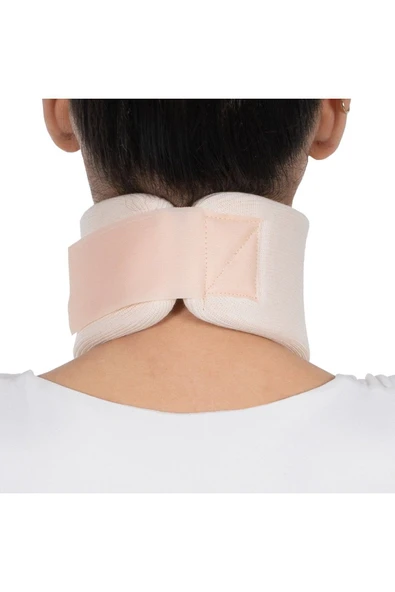 medikaltec Nelson Boyunluk Kumaş Kaplı Small - Resim 3
