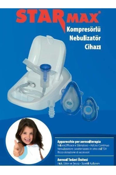 MEDİKALCİM Starmax Kompresörlü Nebulizatör Cihazı '' İtalyan Üretimi'' - Resim 2