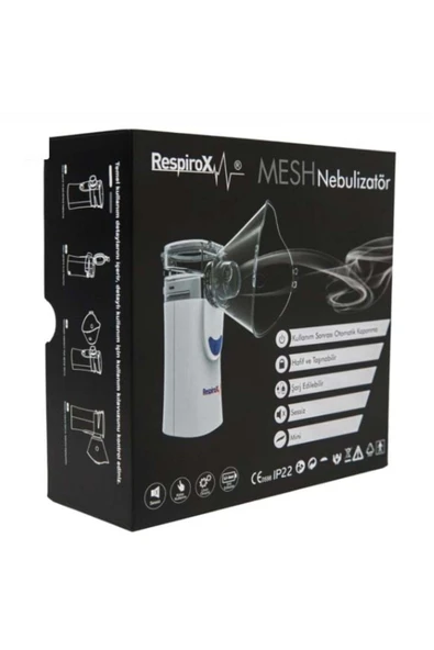 medikaltec Respirox UN100 Şarjlı Mini Mesh Nebulizatör ürün görseli