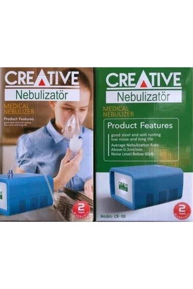 medikaltec Creative CR-100 Kompresörlü Nebulizatör Cihazı ürün görseli
