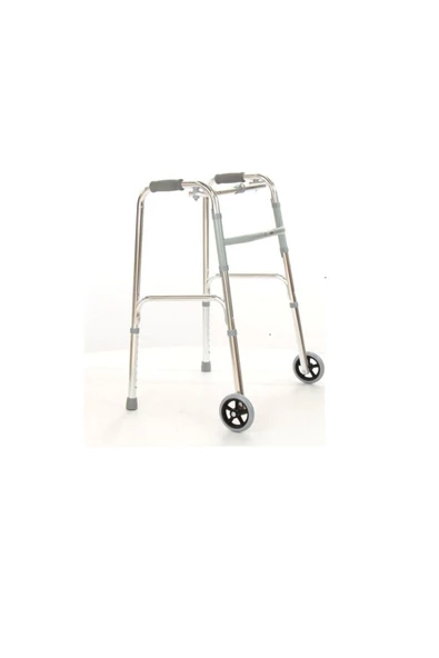 medikaltec Alüminyum Hareketli Tekerlekli Walker Hasta Yaşlı Yürüteci ürün görseli