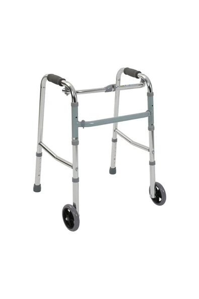 medikaltec PR-443 Alüminyum Tekerlekli Walker (Pediatrik) ürün görseli 1