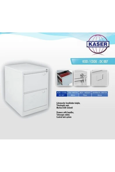 medikaltec Kartoteks Dolap DC 007