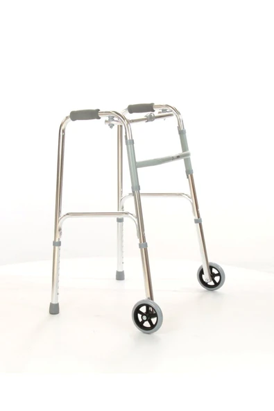 medikaltec W916 İki Tekerlekli Alüminyum Hareketli Walker ürün görseli
