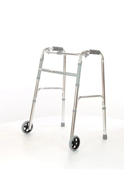 medikaltec Tekerlekli Alüminyum Walker Ithal - Resim 2