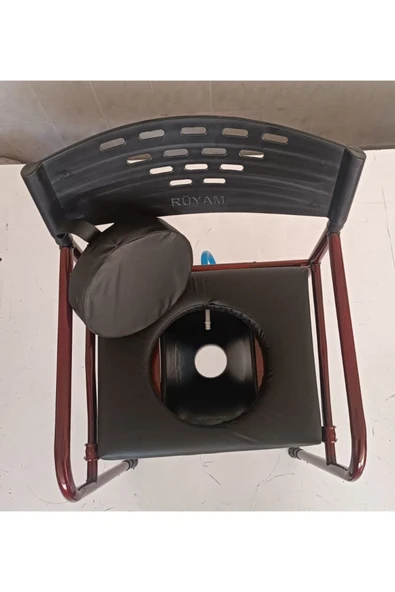 medikaltec Taharet Musluklu Döşemeli Mobil Tuvalet Banyo Sandalyesi Klozet Yükseltici Hastalar Için klozet ürün görseli