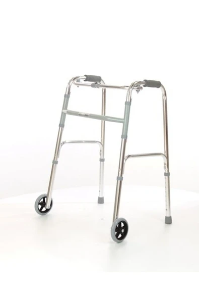 medikaltec W916 İki Tekerlekli Alüminyum Hareketli Walker - Resim 2
