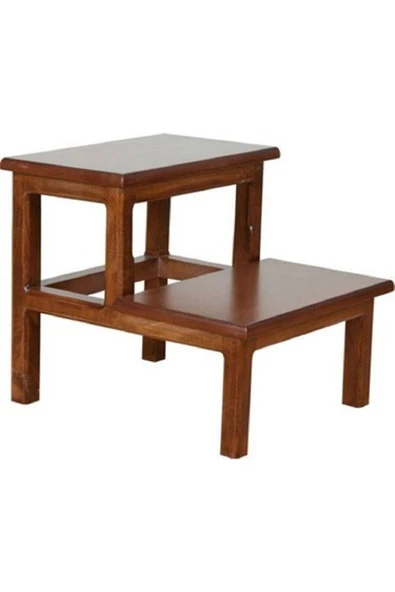 medikaltec Tabure Ahşap Eskabo Çiftli Basamak ürün görseli