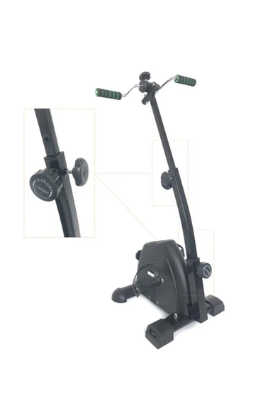 medikaltec Çift Pedallı Ekranlı Egzersiz Bisikleti - Resim 2