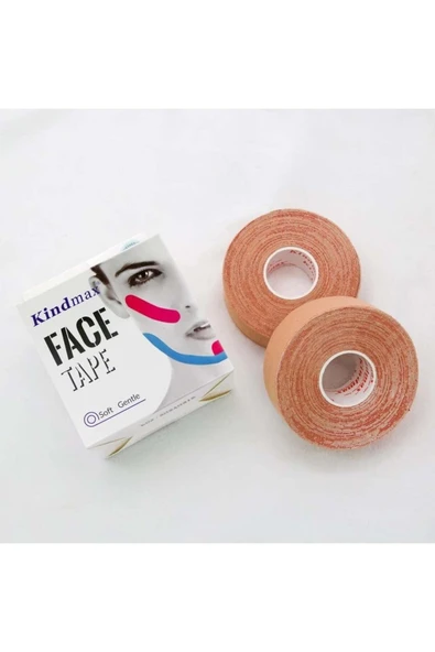 medikaltec Kinesiyoloji Bandı Yüz V Hattı ve Boyun Gözler Alanı Kaldırma Bant - Resim 2