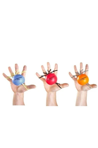 MAXİ Msd Hand Master Plus Parmak Ve El Egzersiz Güçlendirme Kuvvetlendirici kırmızı Renk (orta) - 6