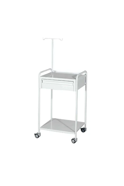 medikaltec Cihaz Arabası Çekmeceli, Askılıklı ürün görseli