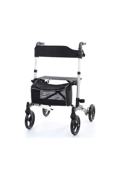medikaltec Tekerlekli Alüminyum Yetişkin Yürüteci (rolatör) - Resim 2