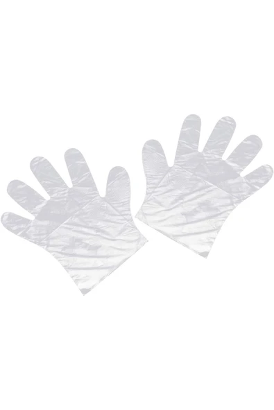 medikaltec 100 Adet Tek Kullanımlık Temizlik Pastane Eldiveni Poşet Şeffaf Eldiven Pet Eldiven 1 Paket - Resim 2