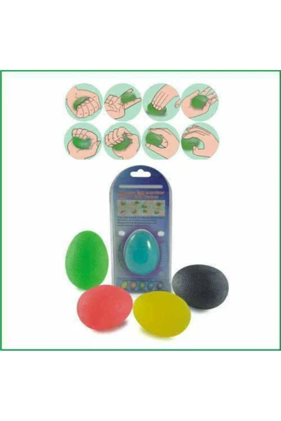 medikaltec Joints - Yumurta El Rehabilitasyon Masaj Topu Yeşil ürün görseli