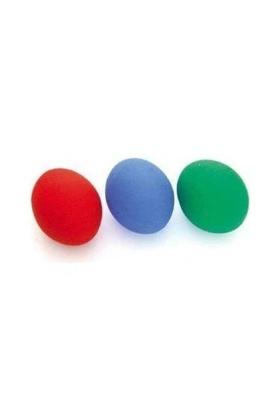 medikaltec 3 Renk Silikon Stres Topu El Egzersiz 3lü Set - 1