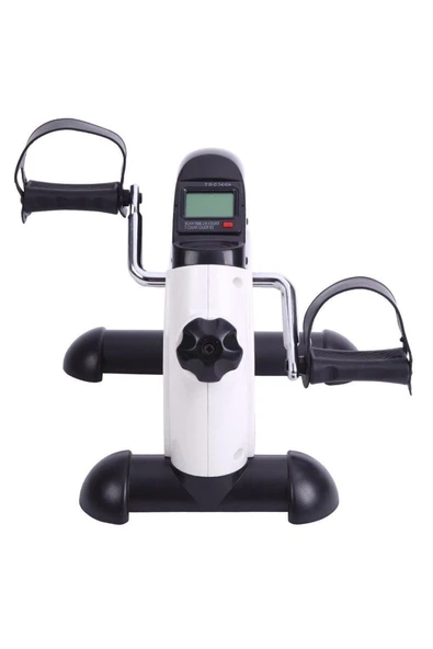 medikaltec Beyaz Hattrick Lcd Ekranlı Egzersiz Bisikleti, Egzersiz Pedalı - Resim 3