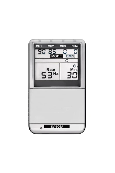 medikaltec Everyway EV-906A Portatif Digital Dört 4 Kanallı Masaj/Tens/EMS Cihazı Aleti - Resim 3