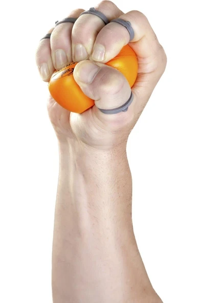 MSD Hand Master Plus Parmak Ve El Egzersiz Güçlendirme Turuncu Renk (sert) - Resim 5