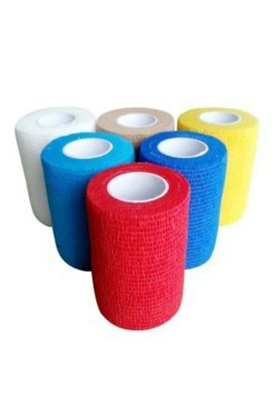 medikaltec Octacare Kendinden Yapışkanlı Bandaj 10cm X 4,5m Sarı Renkte 1 KUTU 12 ADET - 1
