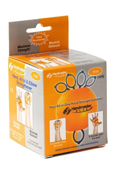 MSD Hand Master Plus Parmak Ve El Egzersiz Güçlendirme Turuncu Renk (sert) - Resim 6