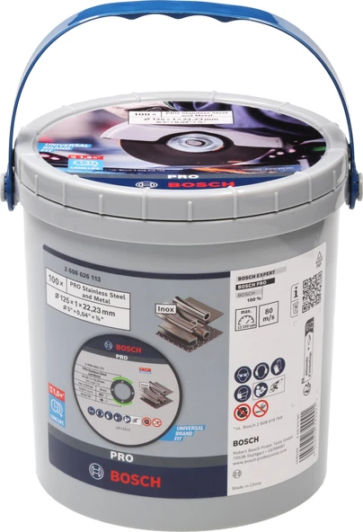PRO StainlessSteel & Metal Kesme Disk 125mm, 100ad - 3