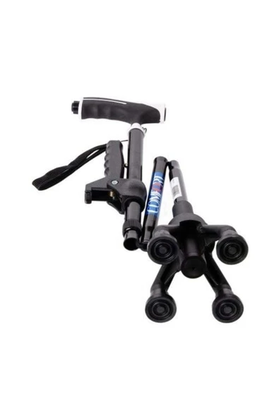 medikaltec Comfort Plus KY922 4 Ayaklı Lux Katlanır Baston - Resim 4