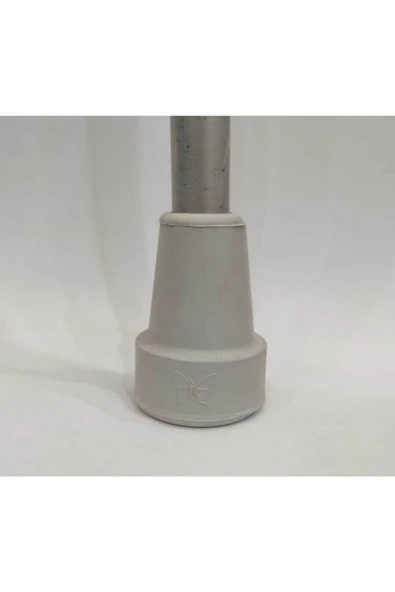 medikaltec Orijinal Baston Lastiği, Kanedyen Lastiği, Koltuk Değneği Lastiği Gri Renk 1 Adet - Resim 2