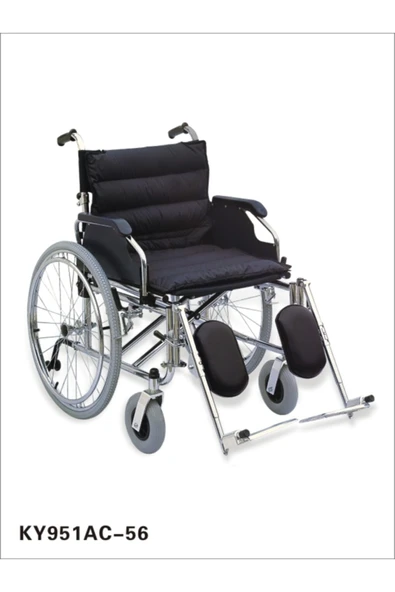 Pulsemed Çelik Tekerlekli Sandalye | Şişman Sandalyesi Kol ve Ayak Çıkar Özellikli ürün görseli