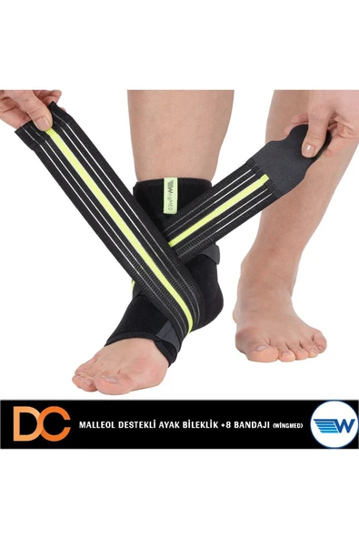 medikaltec Malleol Destekli Ayak Bilekliği ve 8 Bandaji - Resim 4