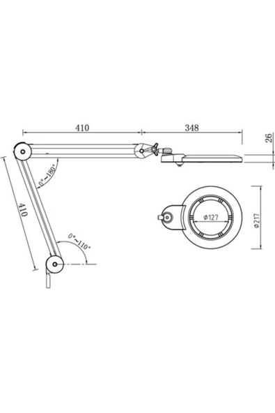 oddity Oddtity Ayaklı Lup Loop Büyüteç - Resim 4
