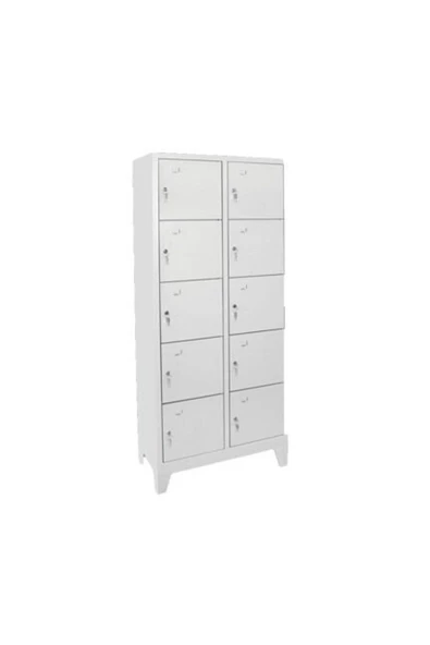 medikaltec 10 Gözlü Öğretmen Dolabı | Kullanışlı, Sağlam ve Şık - Resim 3