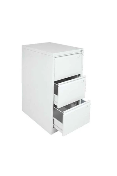 medikaltec 3’lü Kartoteks Dolabı | Kullanışlı, Sağlam ve Şık ürün görseli