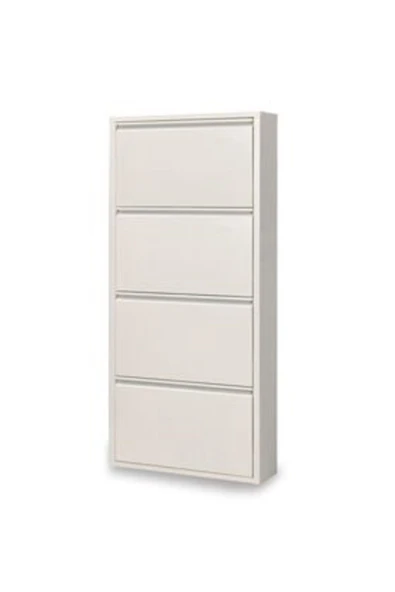 medikaltec 4’lü Metal Ayakkabılık Geniş Krem | Kullanışlı, Sağlam ve Şık - Resim 3