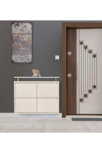 medikaltec 2+2 Metal Ayakkabılık (Krem) | Göz Alıcı Tasarım ve Pratiklik ürün görseli