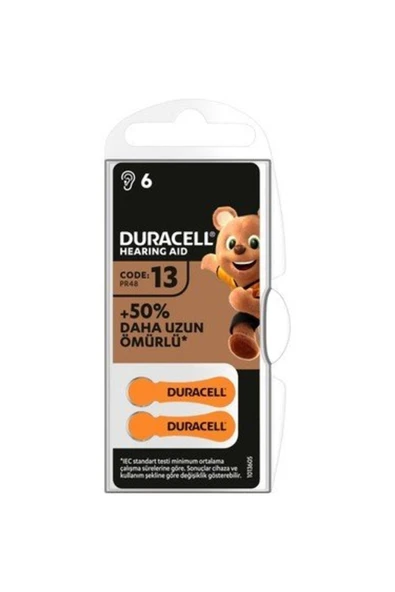 Duracell İşitme Cihazı Pilleri 675 Numara - Resim 2