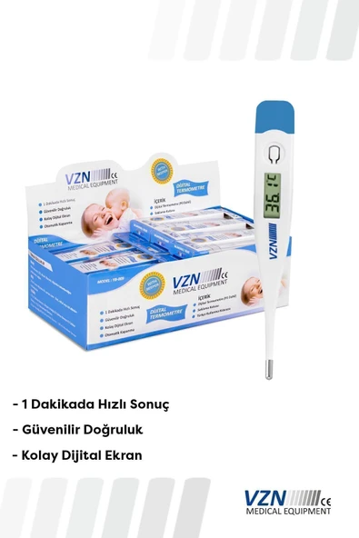 VZN Vzn Yb009 Beden Derecesi/kalem Tipi Termometre/dijital Ateş Ölçer ürün görseli